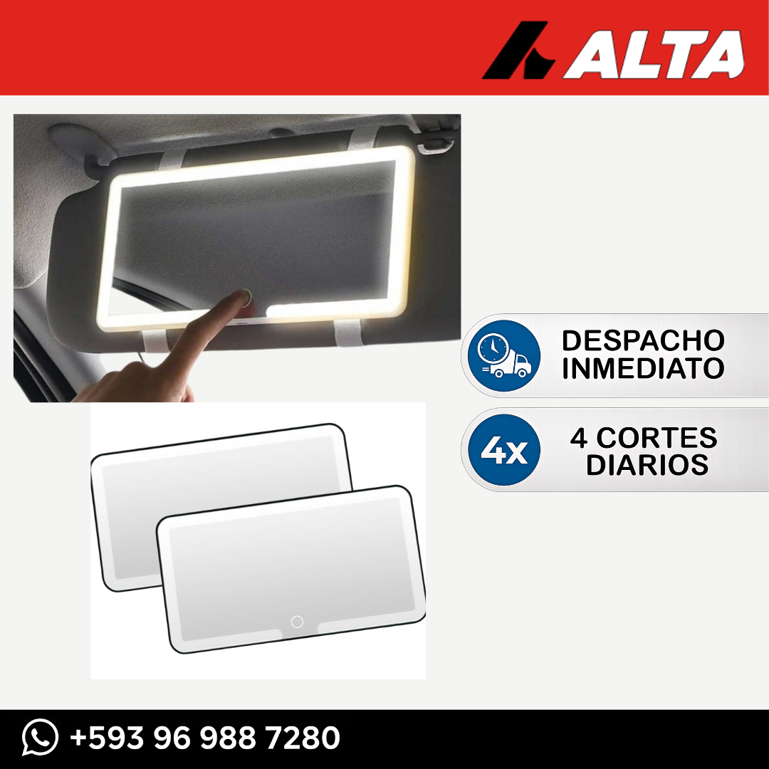 Espejo Led Para Auto